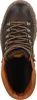 Top-down view of a brown leather boot. Anteprima dell’immagine prodotto