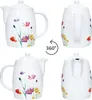 Kanne Marie 850ml mit Deckel Porzellan für Tee & Kaffee Produktbild-Vorschau 4