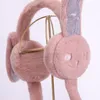 Damen Mädchen Winter Plüsch Ohrenschützer, Süß Kaninchenohr Produktbild-Vorschau 2