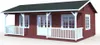 Palmako Ferienhaus Sandra 25,6 + 11,1 m² - 44 mm Produktbild-Vorschau 6