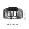 Plafondlamp Ginestrone-Z Ø 45cm design Productafbeelding-voorbeeld 6