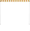 vidaXL Einziehbare Markise 100×150 cm Gelb und Weiß Produktbild-Vorschau 5