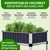 TTL GARDEN Hochbeet Superior M 80x50x80cm Anthrazit-Silber Produktbild-Vorschau 4