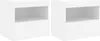 Two identical white nightstands are shown side-by-side against a white background. Produktbild-Vorschau