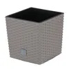 Blumentopf + Einsatz Blumenkübel Rattan RATO LOW DRTS200L Produktbild-Vorschau 3