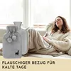 Nordstern Wärmflasche mit Weichem Bezug 1,8 L - Große Produktbild-Vorschau 3