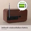 Radio FM DAB ricaricabile retrò Bluetooth USB telecomando - Anteprima dell’immagine prodotto 5