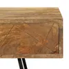 vidaXL Schreibtisch mit Schubladen Massivholz Mango Produktbild-Vorschau 10