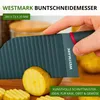 WESTMARK Wellen-/Buntschneide-Messer schwarz / rot Voir les images du produit 4
