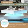 okwish Hochglanz-Couchtisch Beistelltisch mit Produktbild-Vorschau 4