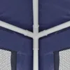 vidaXL Tenda da festa con 4 pareti laterali in rete blu 2x2 Anteprima dell’immagine prodotto 6