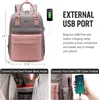 LOVEVOOK Rucksack Damen 15,6 Zoll Laptop Wasserdicht USB Produktbild-Vorschau 5