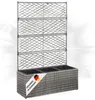 DELUKE® Rankkasten Pflanzgefäß ELOT aus Rattan Grau | 3 Produktbild-Vorschau 1