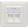 DIGITUS Leerdose für Keystone Module 2-fach reinweiß Produktbild-Vorschau 2