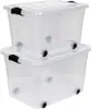 2 Stück Rollboxen Set 60 und 100 Liter Volumen mit Deckel. Produktbild-Vorschau 1