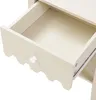 Nachttisch 'Luspoo' mit Schublade 50 x 40 x 40 cm Cremeweiß Produktbild-Vorschau 7