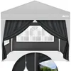 tillvex® 4X Parois latérales anthracite pour pavillon 3x3m Voir les images du produit 1