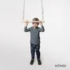 MAMOI® Balançoire trapèze, anneaux de gymnastique en bois, Voir les images du produit 4