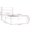 dkd-home-decor Massivholzbett Bettgestell aus Massivholz Produktbild-Vorschau 6