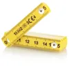 com-four® 5x Mini-Zollstock als Schlüsselanhänger aus Produktbild-Vorschau 5