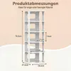 KOMFOTTEU, 6-poschodová úzka policová zostava na topánky, Náhľad obrázku produktu 6