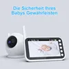 Babyphone,Kabelloser Babyüberwacher, 5 Zoll HD Bildschirm, Produktbild-Vorschau 4
