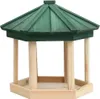 vidaXL Vogelfutterhaus Achteck Tanne Massivholz 33x30 cm Produktbild-Vorschau 1