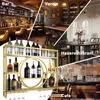 Nowoczesny metalowy regał na wino 3-poziomowy regał na wino Podgląd zdjęcia produktu 6