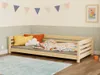 Niedriges Kinderholzbett TULY mit Barriere 90x190 cm Beige, Produktbild-Vorschau 2