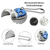 Mini Messer kleines Taschenmesser als Schlüsselanhänger Produktbild-Vorschau 2
