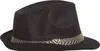 20S Gangster Retro Hut Schwarz Fedora Kostüm Klassiker Produktbild-Vorschau 6