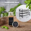 Gewürzregal Set Schwarz | Stehend oder Wandmontage | 24 Produktbild-Vorschau 2