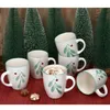 6x Holly Kaffeebecher 320ml Steingut-Tassen 6 Personen Produktbild-Vorschau 3