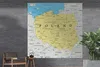 MuchoWow® Zahradní plakáty - Mapa Polska - 200x200 cm - Náhled obrázku produktu 4