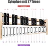 COSTWAY Xylophon 27 Noten Glockenspiel Handpercussion mit 2 Produktbild-Vorschau 5