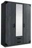 Armoire Bochum à portes battantes 135 x 58 x 199 cm, Voir les images du produit 1