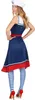 Costume da donna per carnevale blu-rosso-bianco - S Anteprima dell’immagine prodotto 2