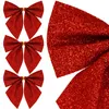 Vianočné mašle 11x11cm červené, sada 3 ks, vianočné Náhľad obrázku produktu 1