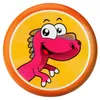 Vliegende Schijffrisbee Met Dinosaurus Oranje 20 Cm Productafbeelding-voorbeeld 2