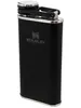 A black Stanley flask with a silver cap and silver trim at the bottom. Podgląd zdjęcia produktu
