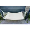 QLS dvojitá houpací síť s polštářem 200x150 cm pro 2 osoby Náhled obrázku produktu 7