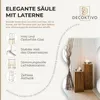Bougeoir colonne, bougeoir décoratif, lanterne décorative, Voir les images du produit 5