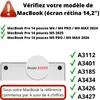 Hülle für MacBook Pro 14 (14,2) – 360°-Schutz Transparente Produktbild-Vorschau 2