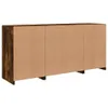 vidaXL Sideboard mit LED-Leuchten Räuchereiche 142,5x37x67 Produktbild-Vorschau 9