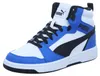Puma Rebound V6 Mid Jr White-Black-Racing Blue Größe EU Produktbild-Vorschau 23
