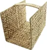 Panier à bois de cheminée en jacinthe d'eau, panier à bois Voir les images du produit 4