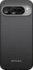 The back of a smartphone case with a carbon fiber texture and a camera module. Podgląd zdjęcia produktu