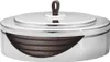 Georg Jensen MANHATTAN COASTER SET SS LEATHER 4 PCS Produktbild-Vorschau 1