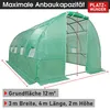 BRAST Gewächshaus Foliengewächshaus mit Stahlfundament | Produktbild-Vorschau 9