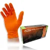 PROGRIP Nitril Handschuhe Orange Diamant Grip Robust Produktbild-Vorschau 1